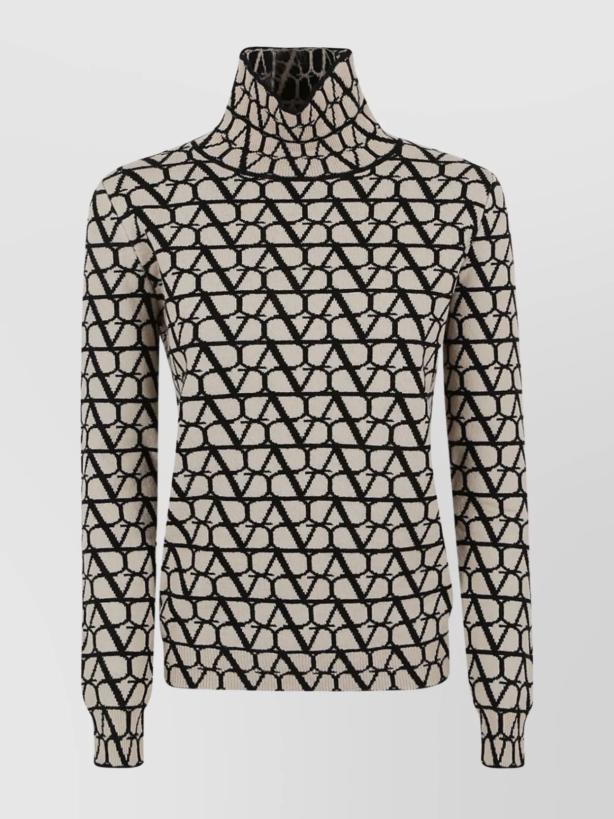 Shop Valentino Toile Iconographe Wool Iconograph Print Sweater In Cream
