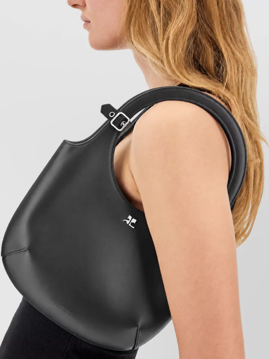 Courrèges Leather Shoulder Bag