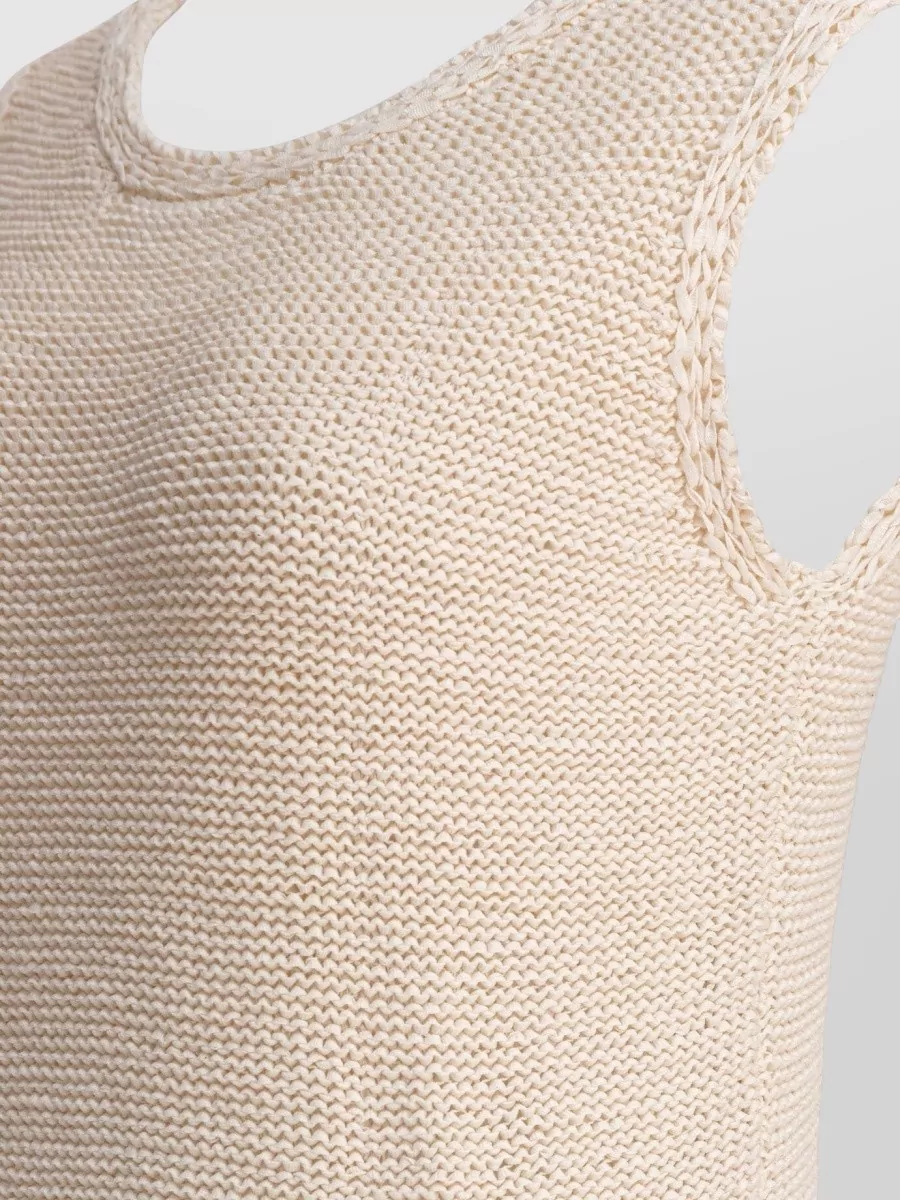 Sandbeige Knitted Dress