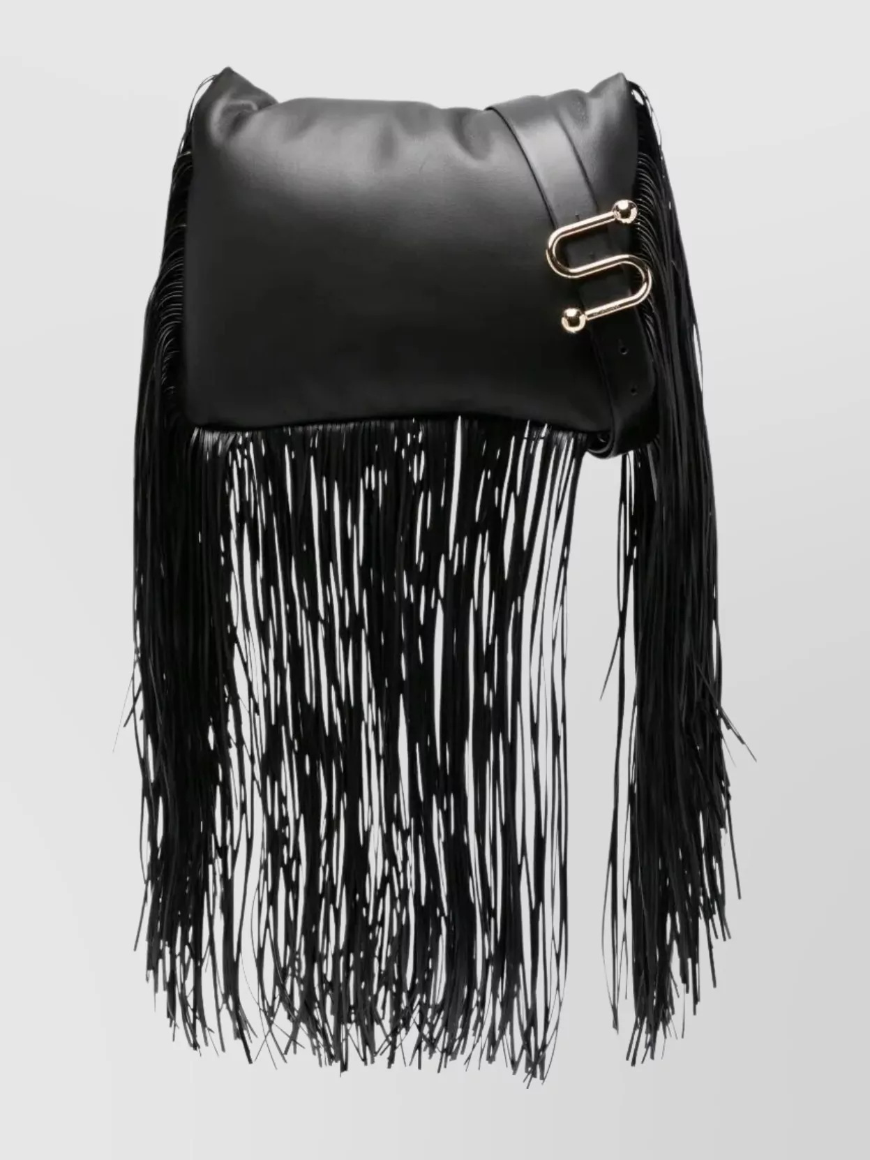 Sportmax Soft Fringes Maxi Shoulder Bag