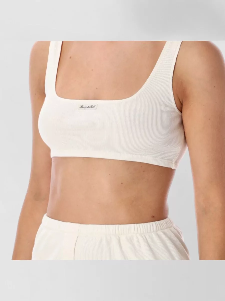 Sporty & Rich Ribbed Bralette