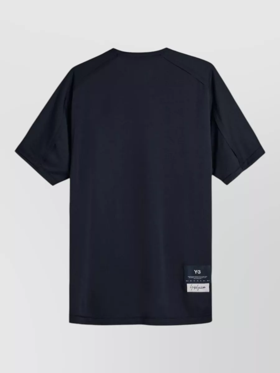 Y-3 Recycled Polyester Logo Print Short Sleeve T-Shirt