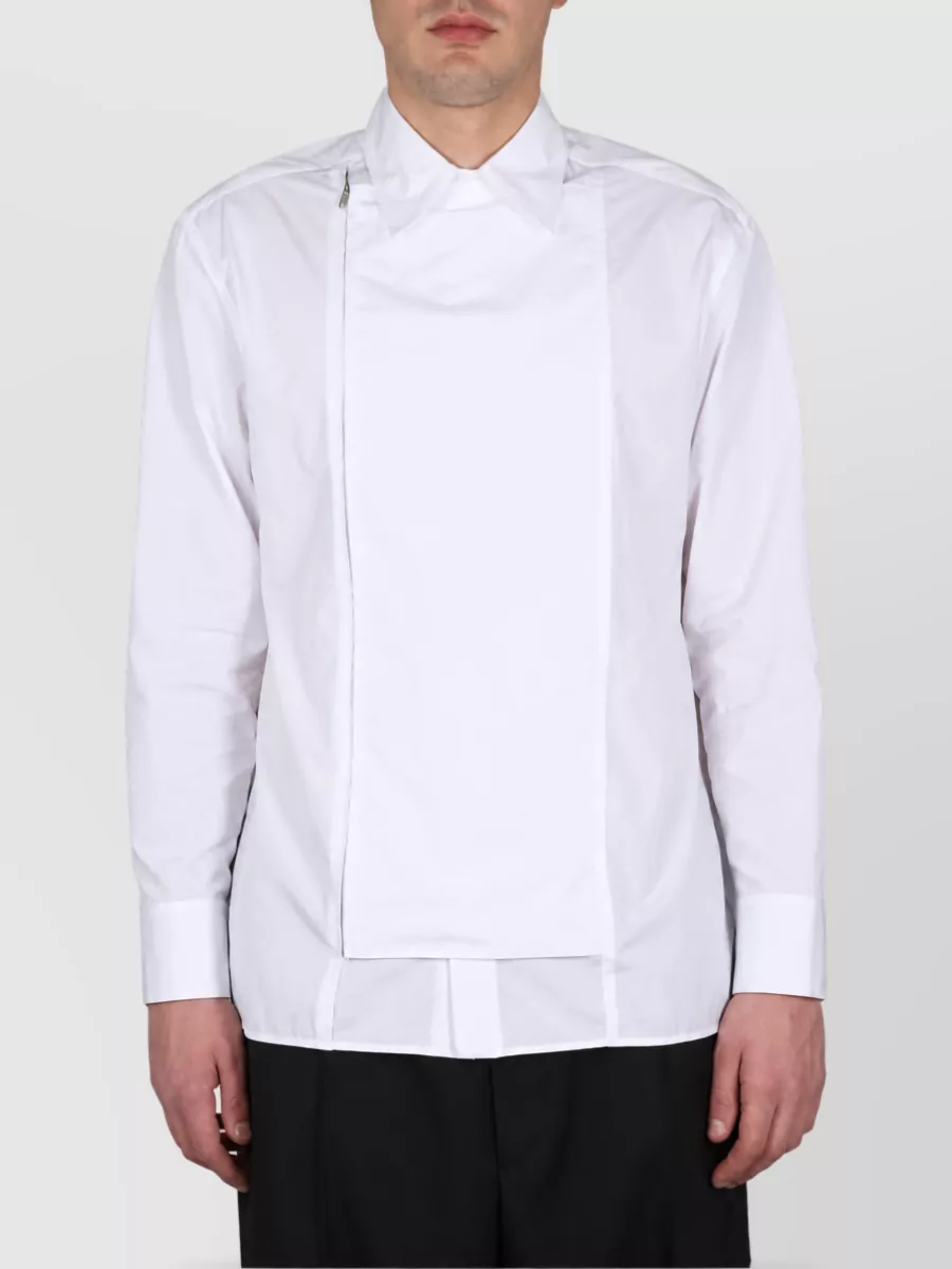 Jil Sander cotton zippered shirt