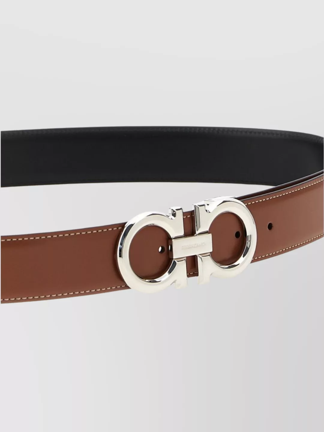 Ferragamo Reversible Gancini Belt Adjustable Length