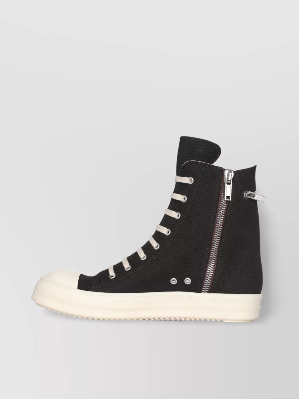 Rick Owens Drkshdw High-Top Cargo Sneakers With Contrast Toe Cap