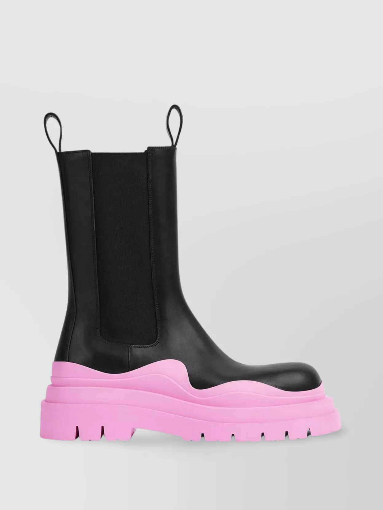 Shop Bottega Veneta 5.5 Cm Flatform Ankle Boots In Black