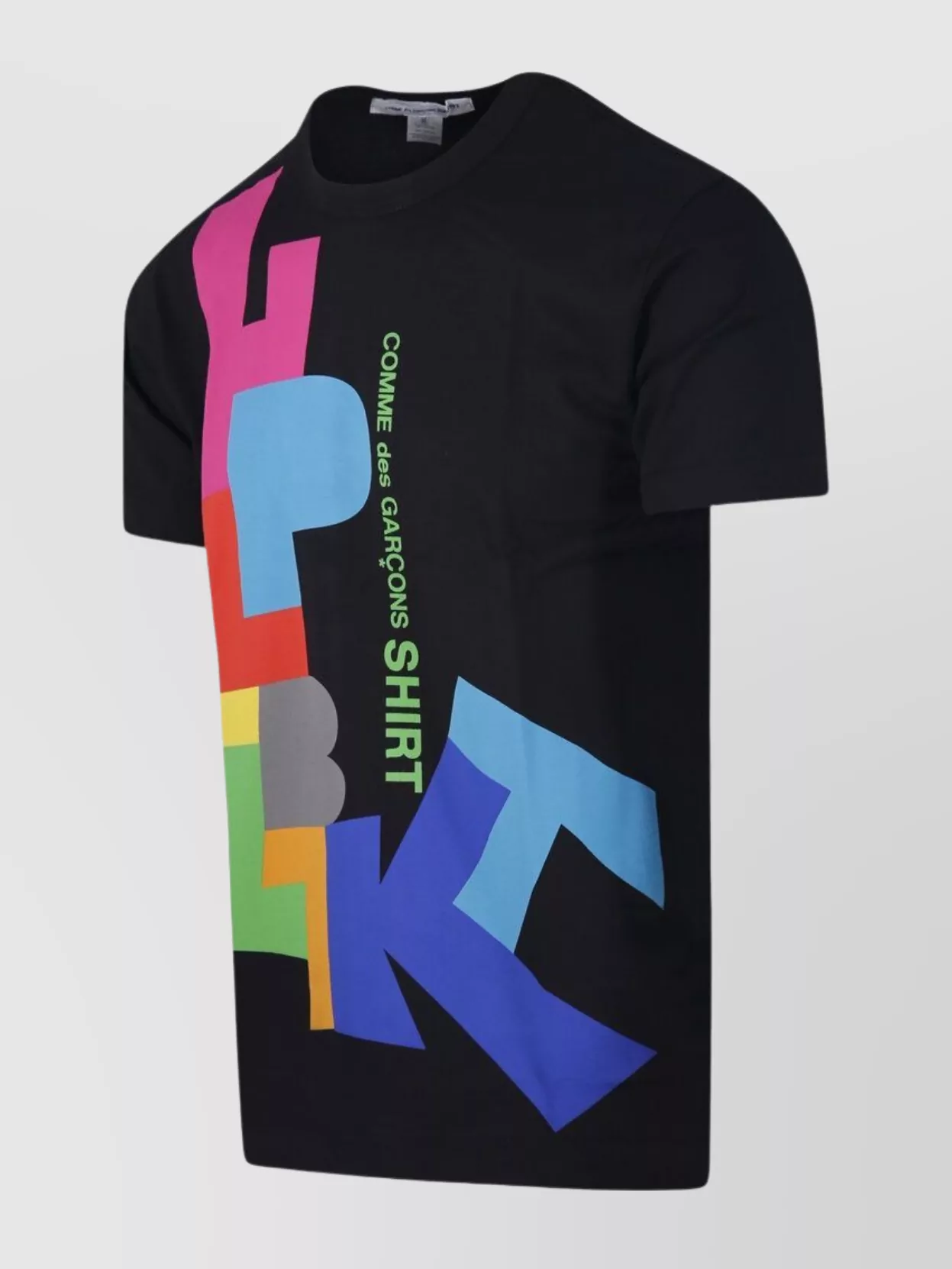 Comme Des Garçons Graphic Print Crew Neck Short Sleeve T-Shirt