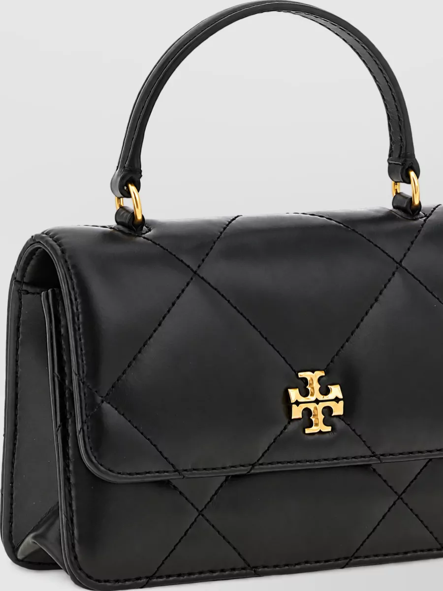 Tory Burch Kira Mini Leather Clutch Bag