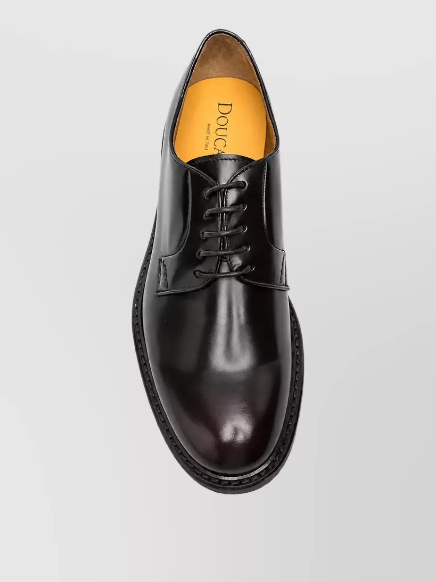 Doucal's Leather Derby Shoes