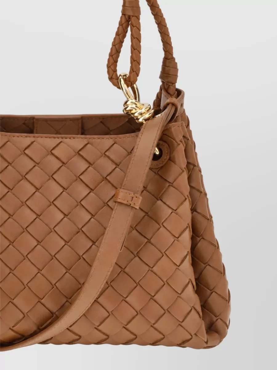 Bottega Veneta Intrecciato Lamb Leather Shoulder Bag