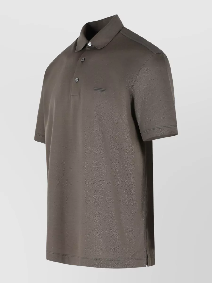 Zegna Cotton Polo Shirt