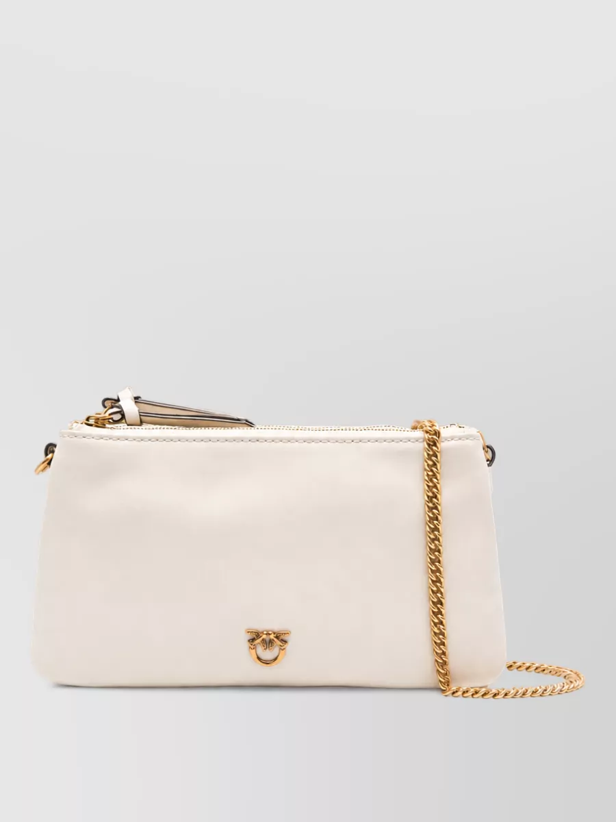Pinko love bag leather clutch bag