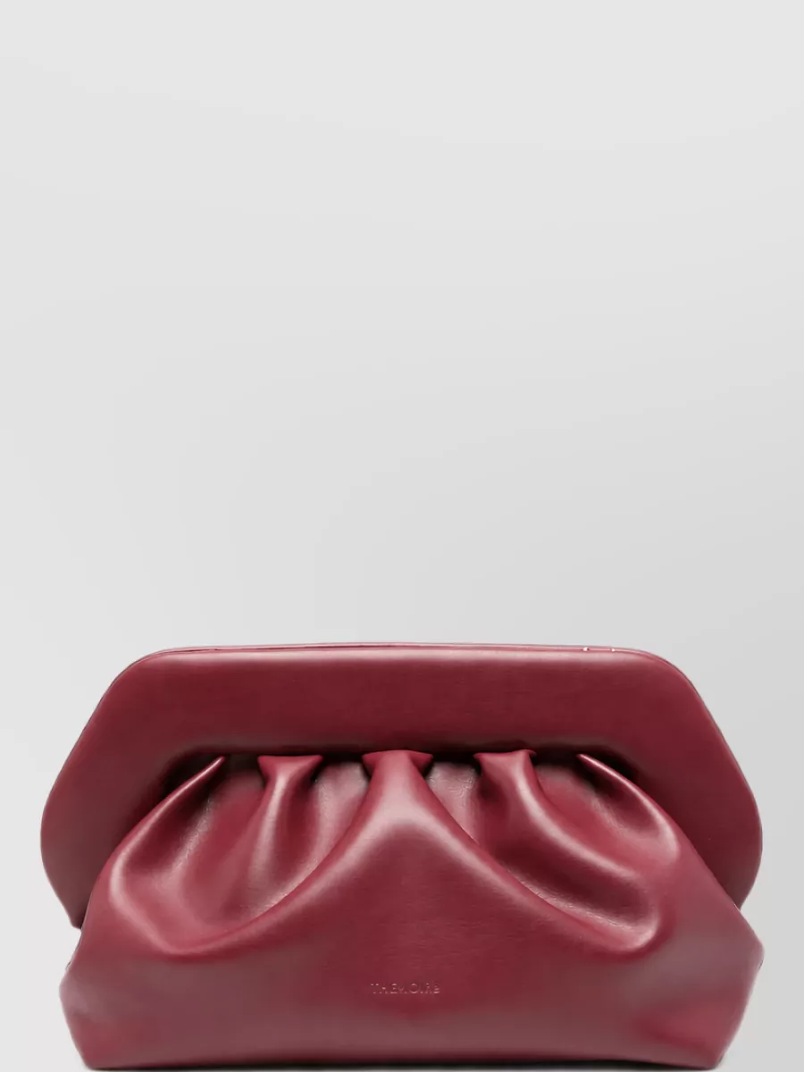 Themoiré bios clutch bag