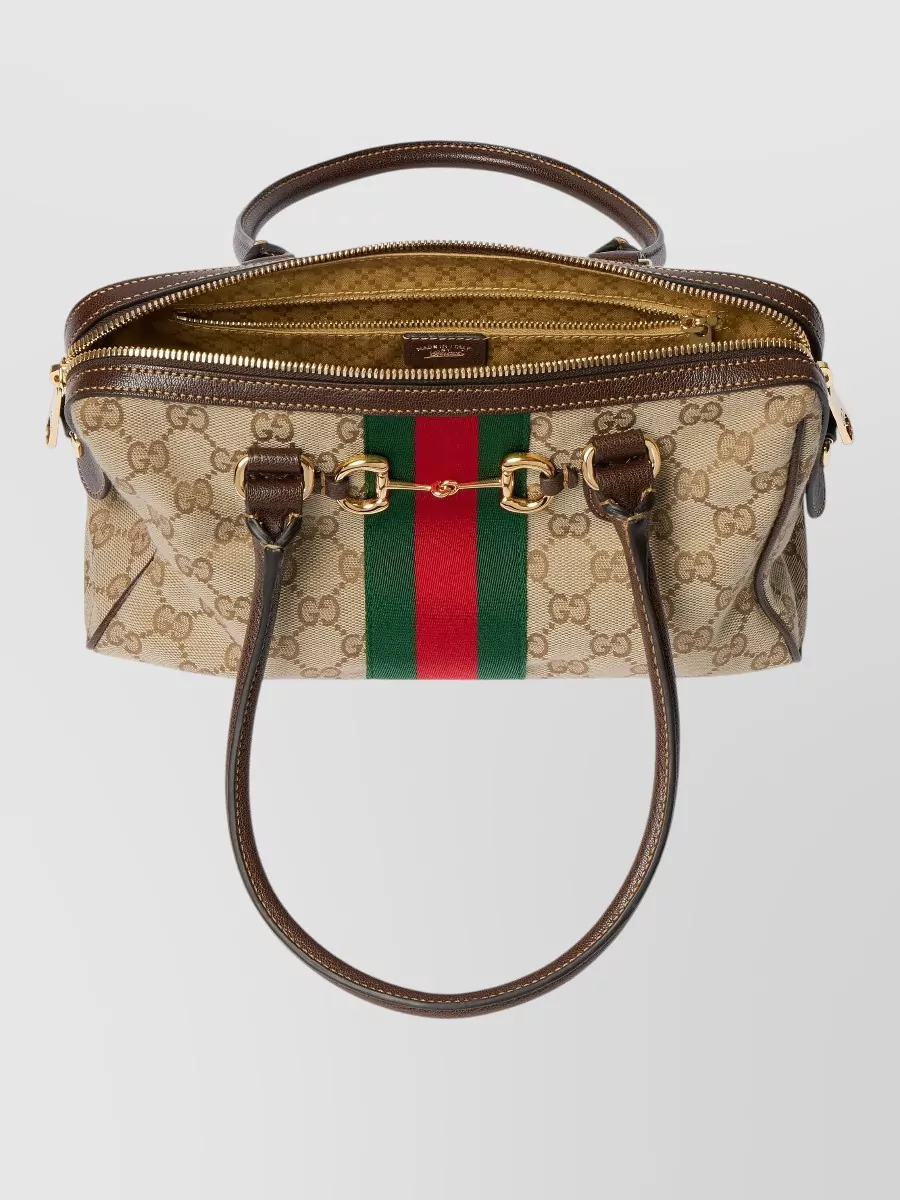 Gucci Horsebit 1955 Medium Fabric Shoulder Bag