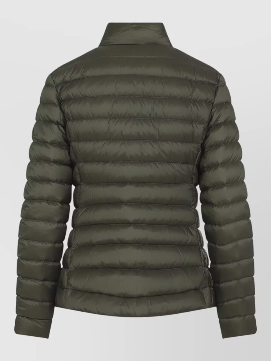 Moncler Puffer Coat High Collar Quilted Texture