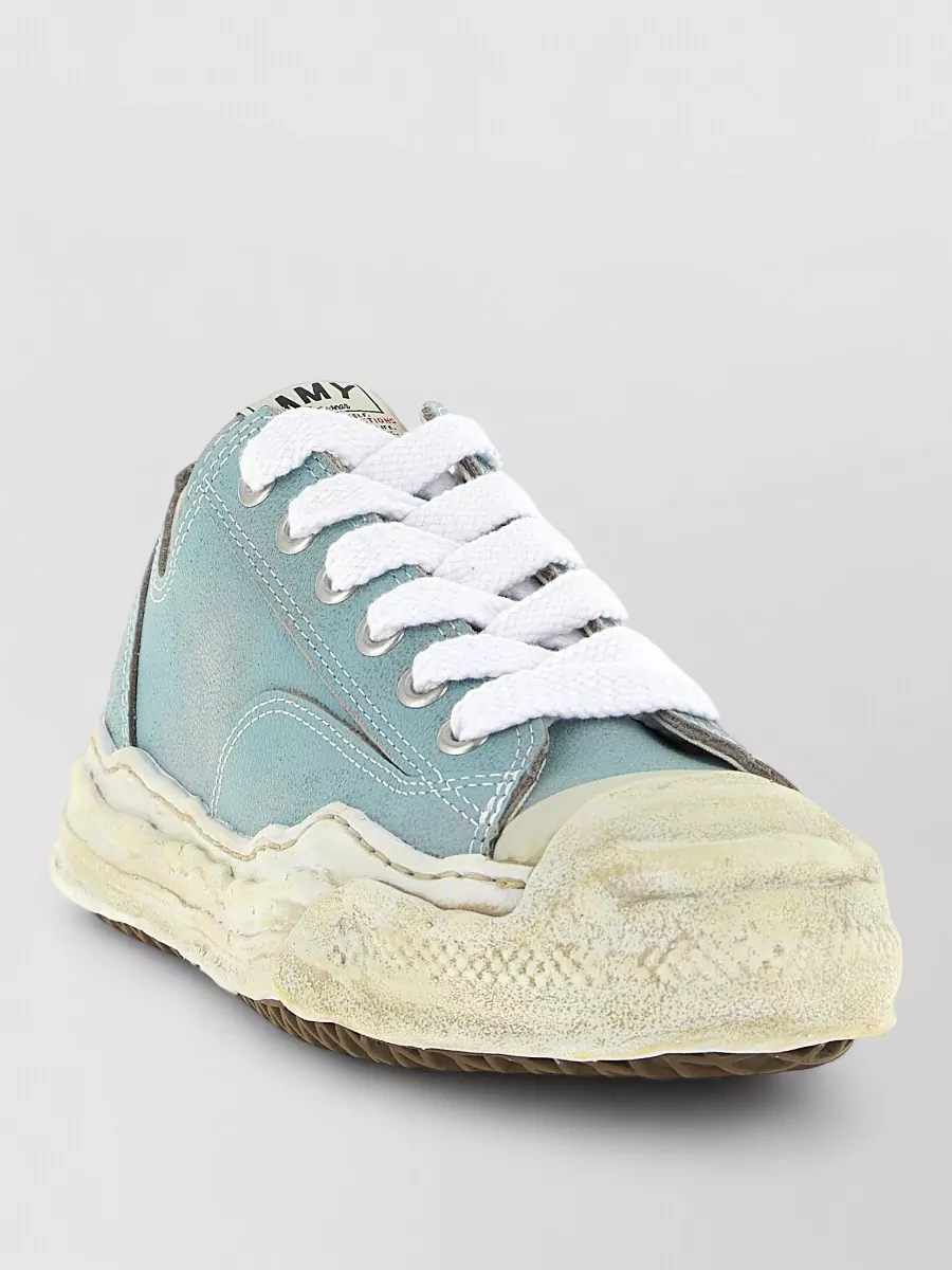 Maison Mihara Yasuhiro leather low-top sneakers