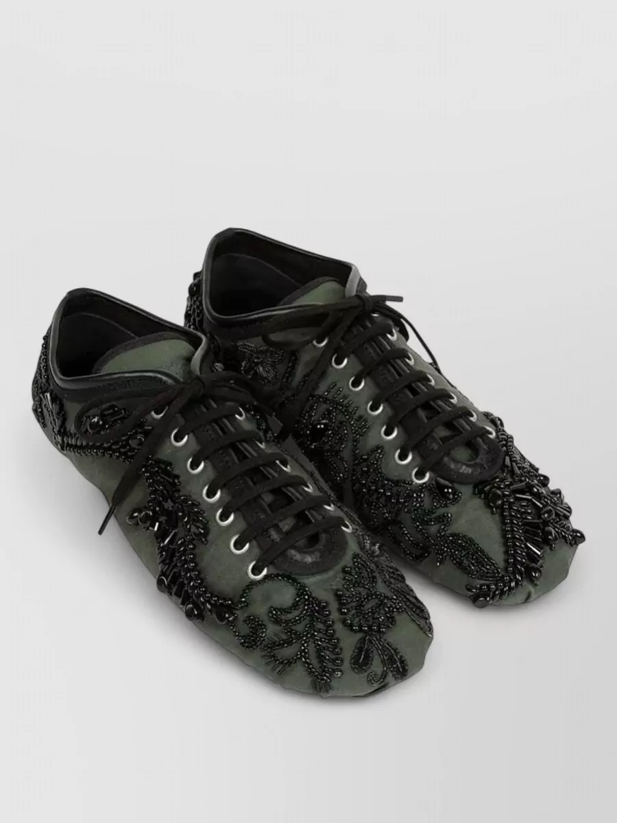 Dries Van Noten Embroidered Low-Top Sneakers