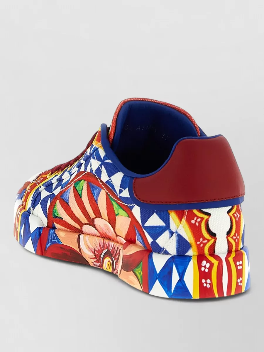 Dolce&Gabbana Printed Low-Top Sneakers