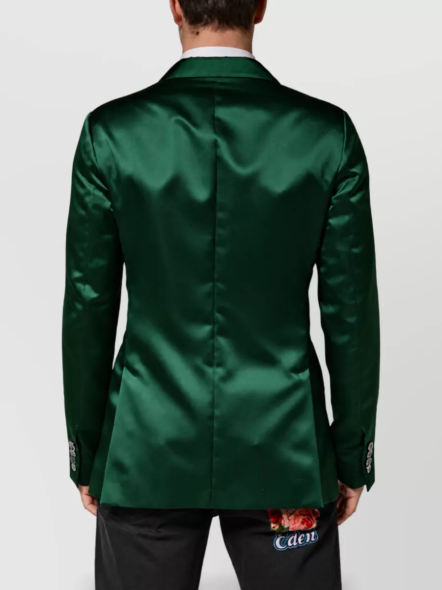 Dolce&Gabbana Satin Double Breasted Blazer