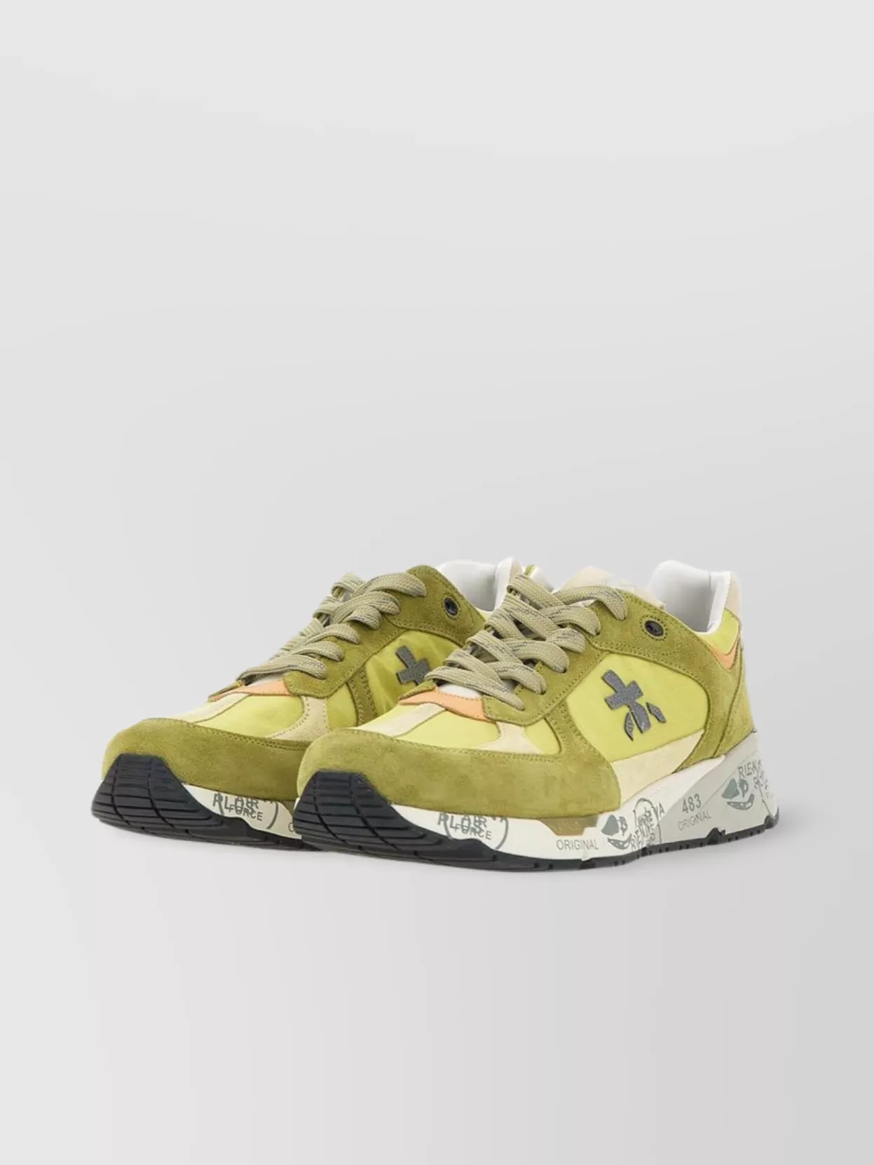 Premiata High Sole Logoed Sneakers