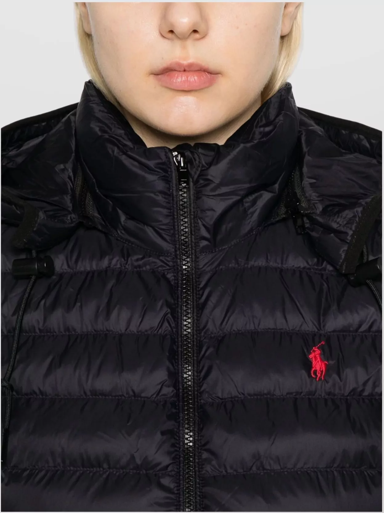 Ralph Lauren Hooded Sleeveless Quilted Jacket