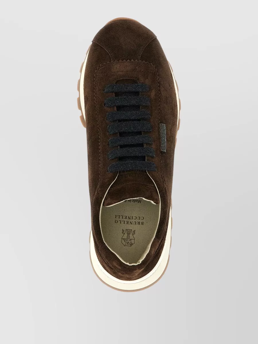Brunello Cucinelli Leather Runner Sneakers