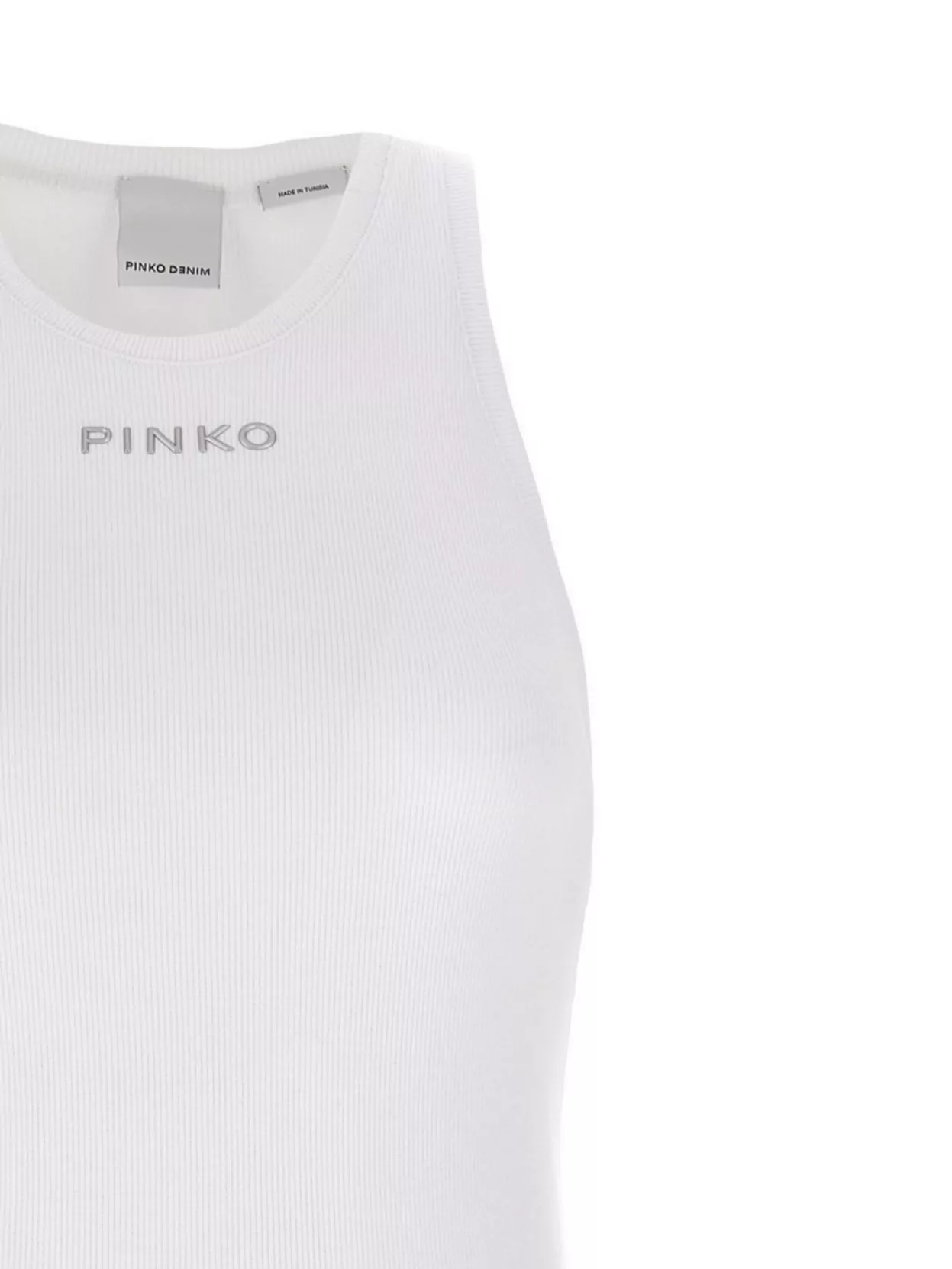 Pinko Unique Ribbed Sleeveless Top