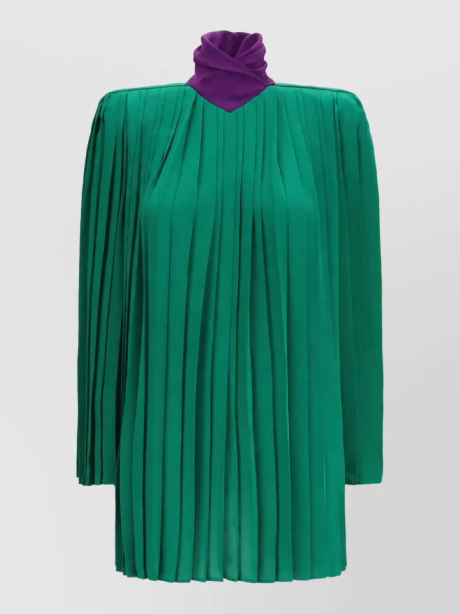 Valentino Garavani silk mini shirt dress