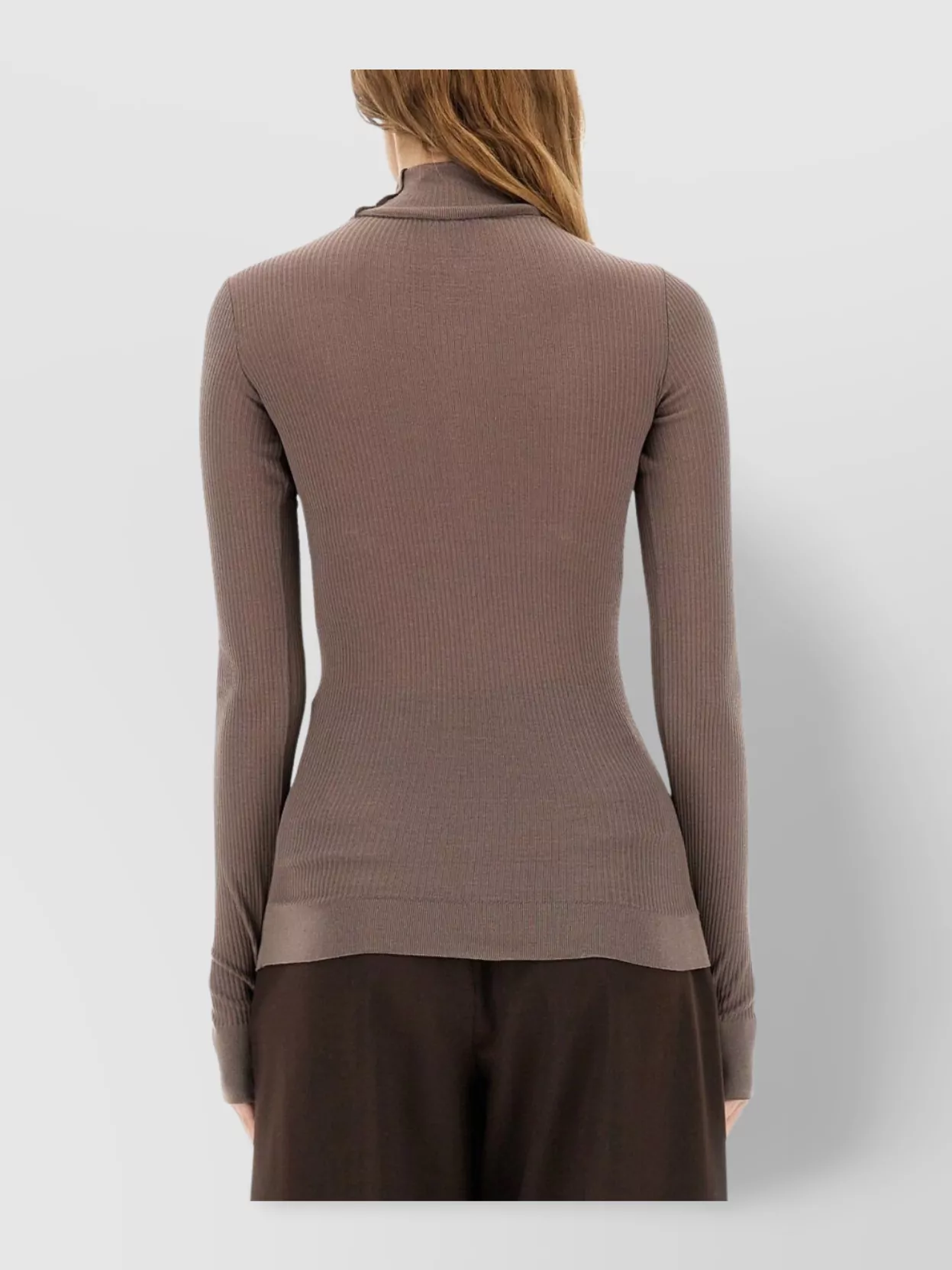 Lemaire Fitted Long Sleeve Turtleneck Top