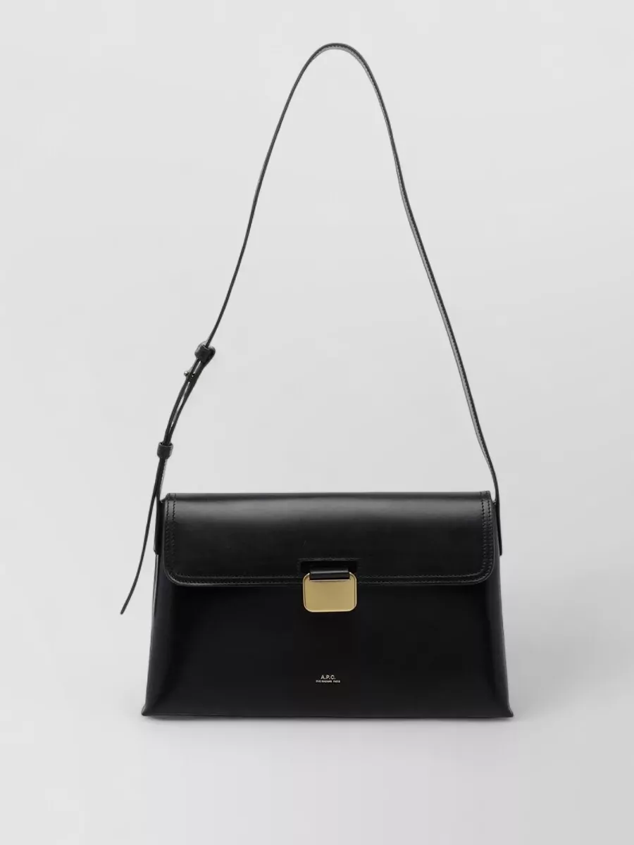 A.p.c. Sac Leather Clutch Bag