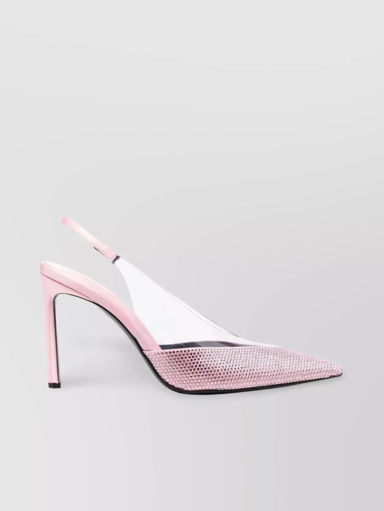 Shop Sergio Rossi 120mm Pointed Stiletto With Crystal Embellishments In Pastel