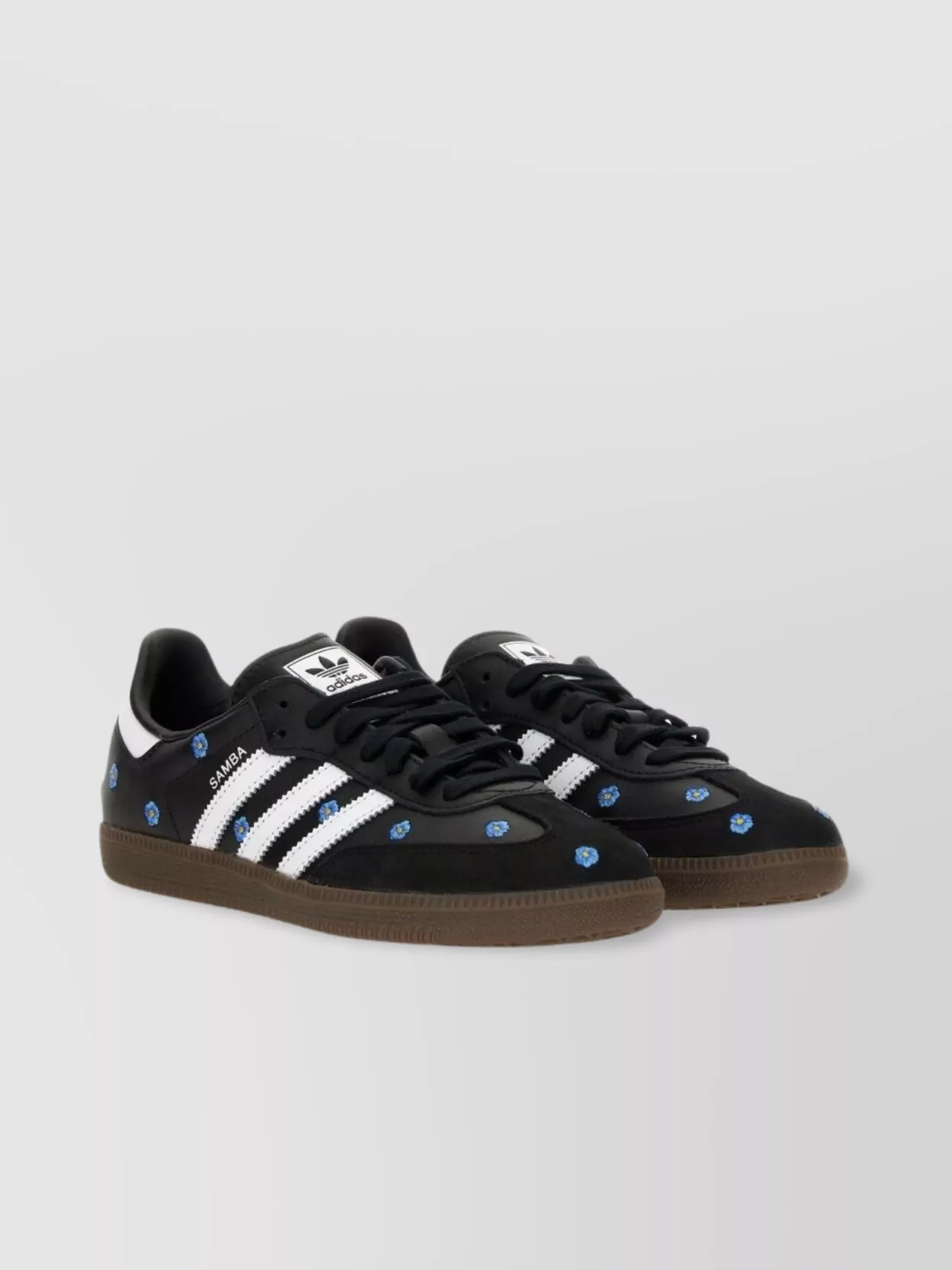 Adidas Originals Samba Sneakers Low-Top Floral Embroidery