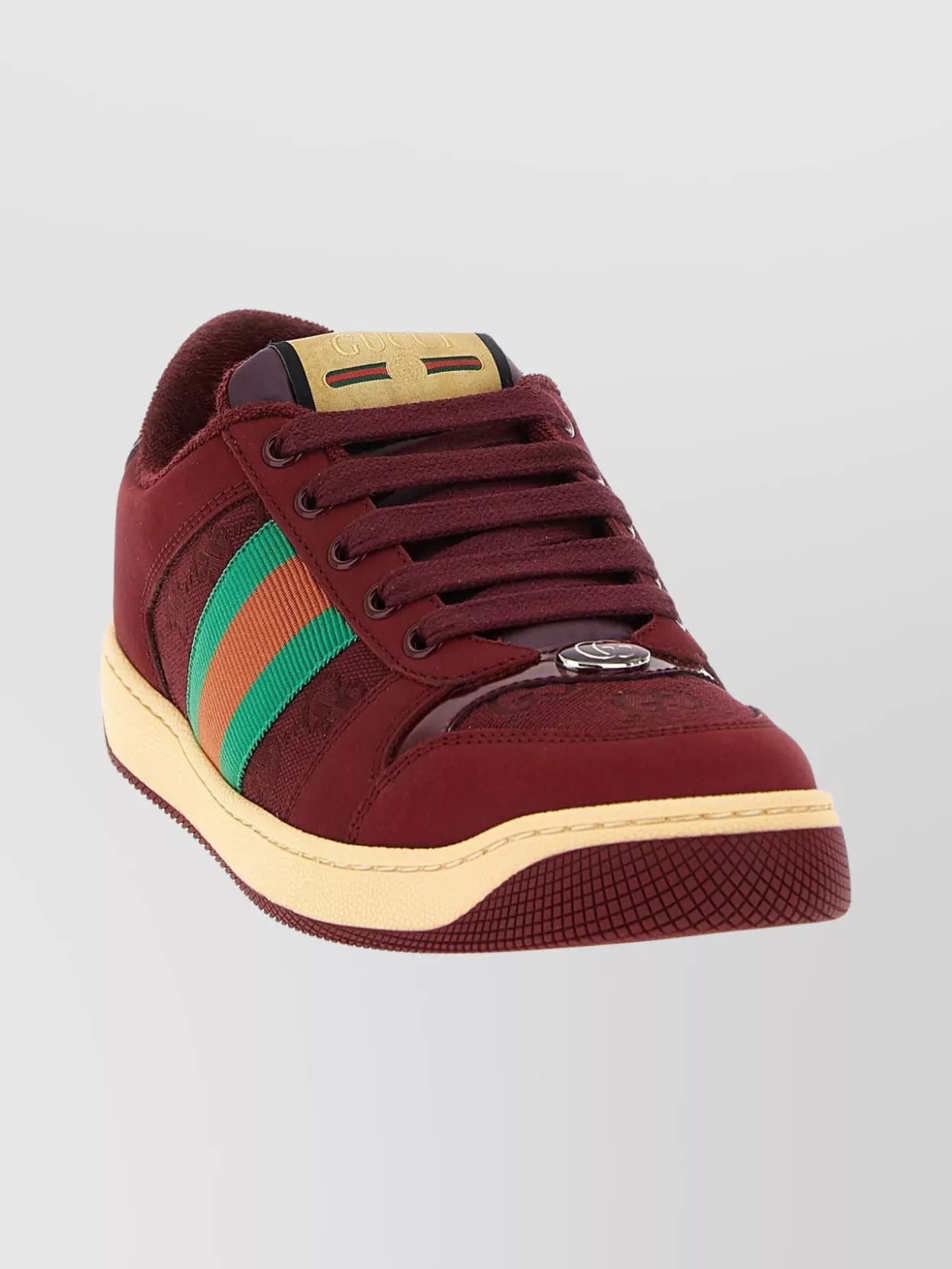 Gucci Sneakers With Round Toe And Contrast Sole