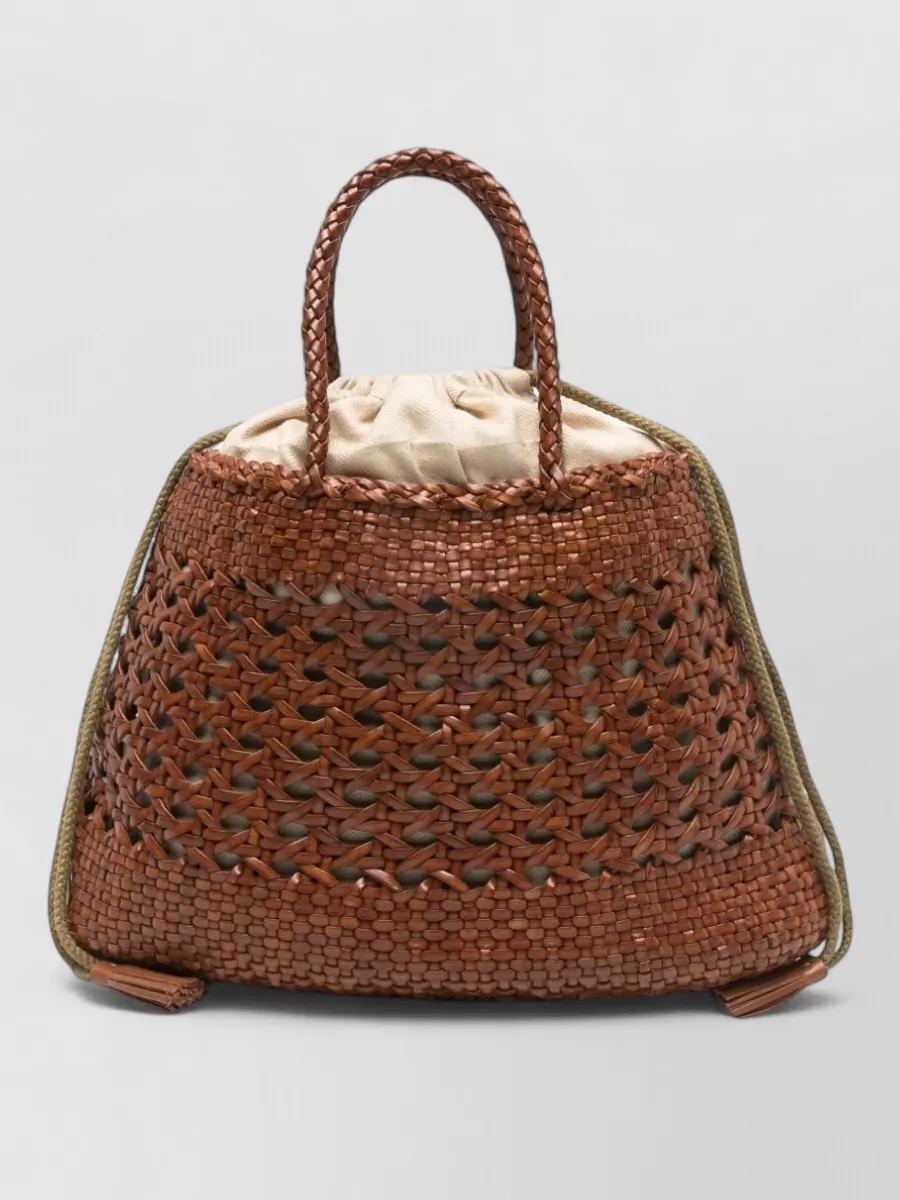Dragon Diffusion hand woven bucket bag