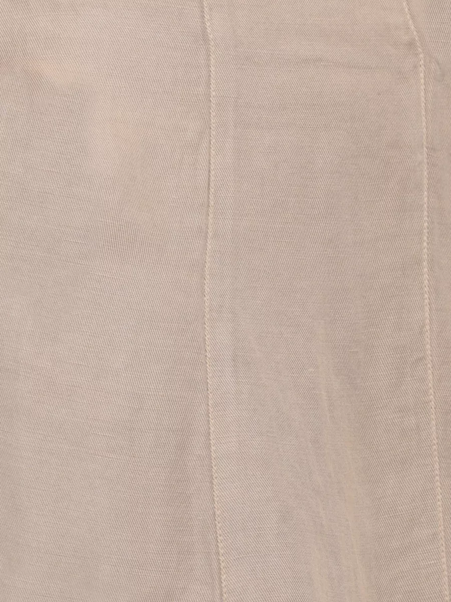 120% Lino Linen Knee-Length Skirt