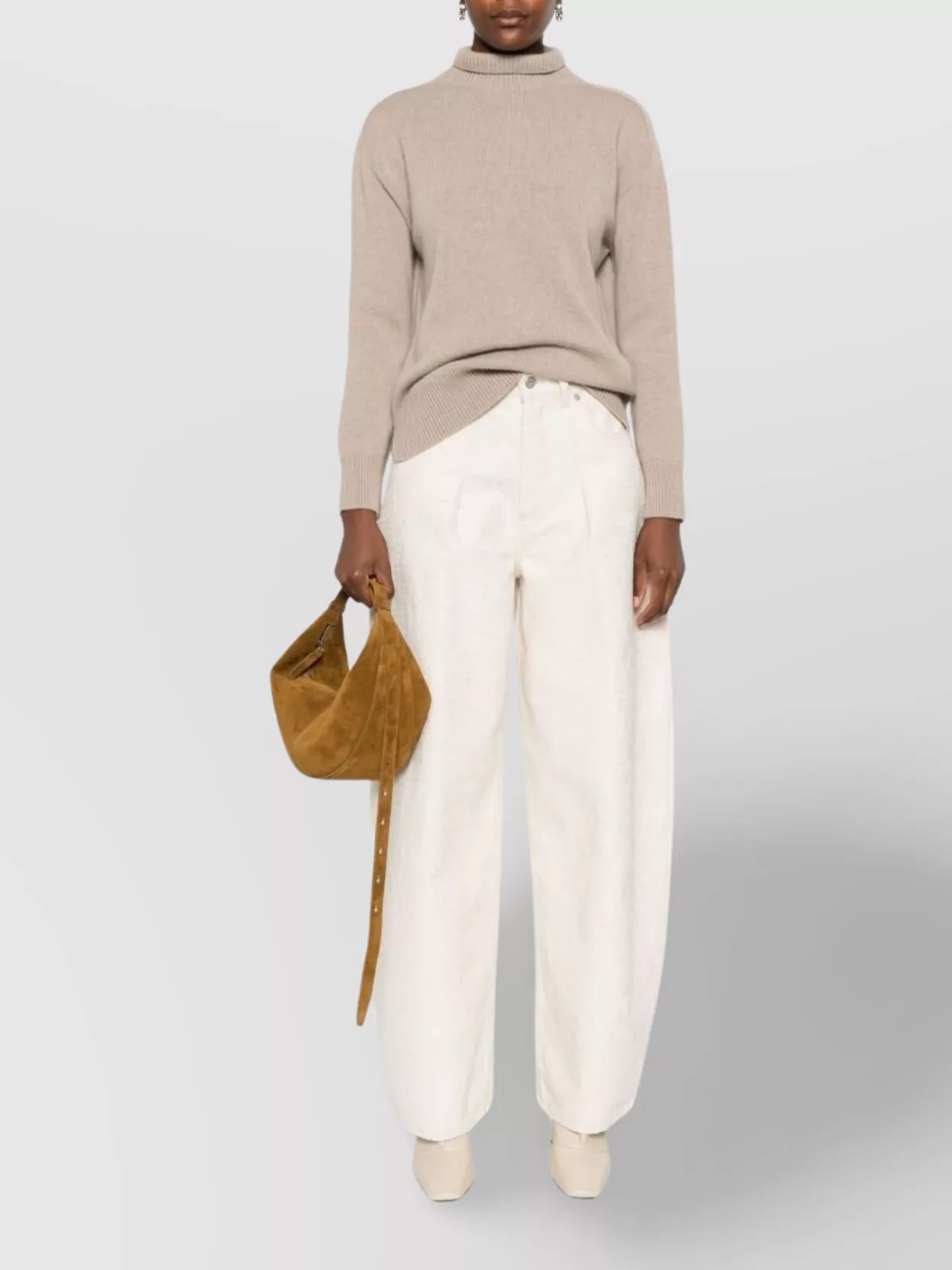 S Max Mara Cashmere Long Sleeve Turtleneck Knitwear