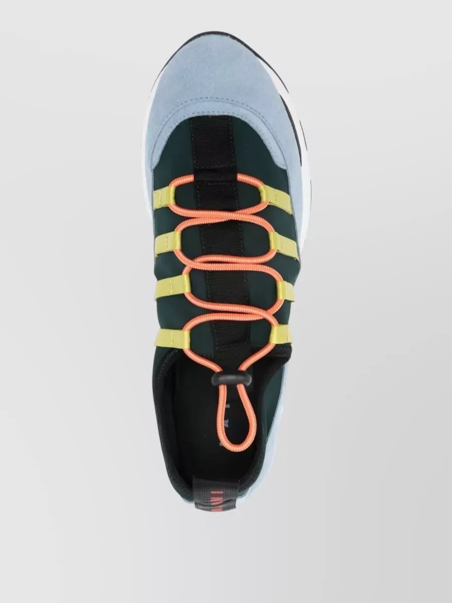 Marni Sneakers Contrasting Sole Low Top Pull Tab