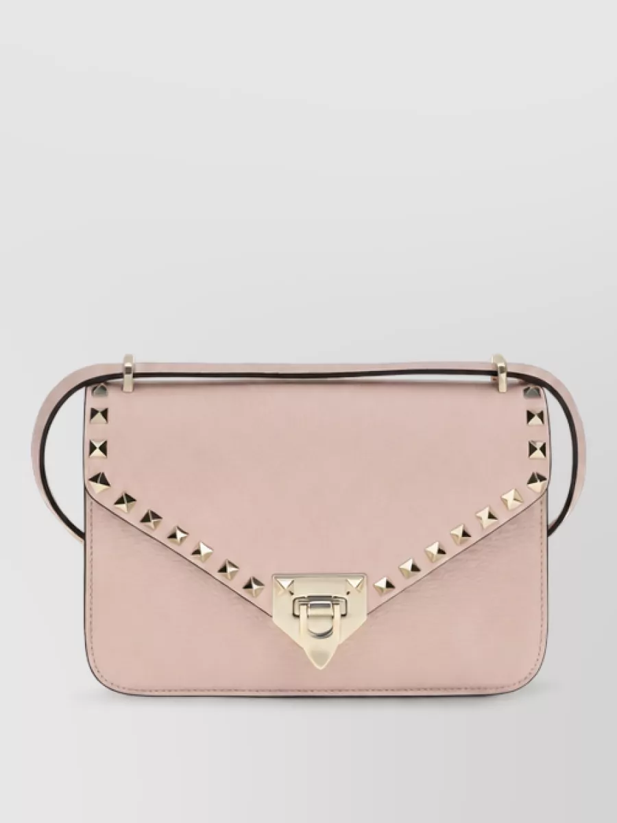 Valentino Garavani Rockstud Spike Mini Leather Clutch Bag