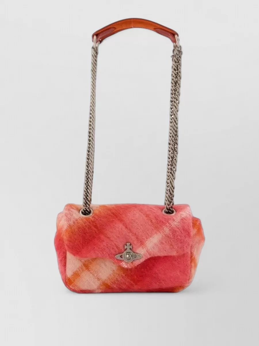 Vivienne Westwood wool clutch bag