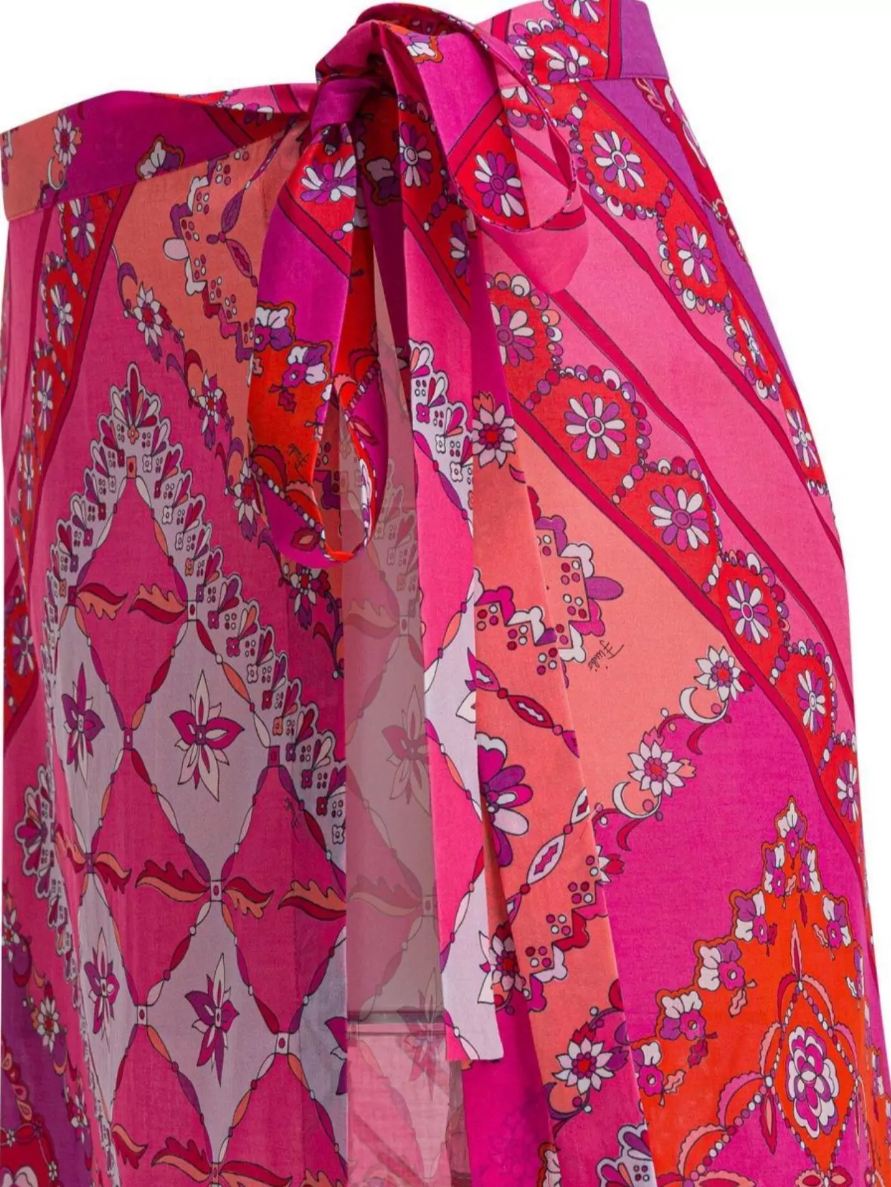 Pucci Floral Wrap Maxi Skirts