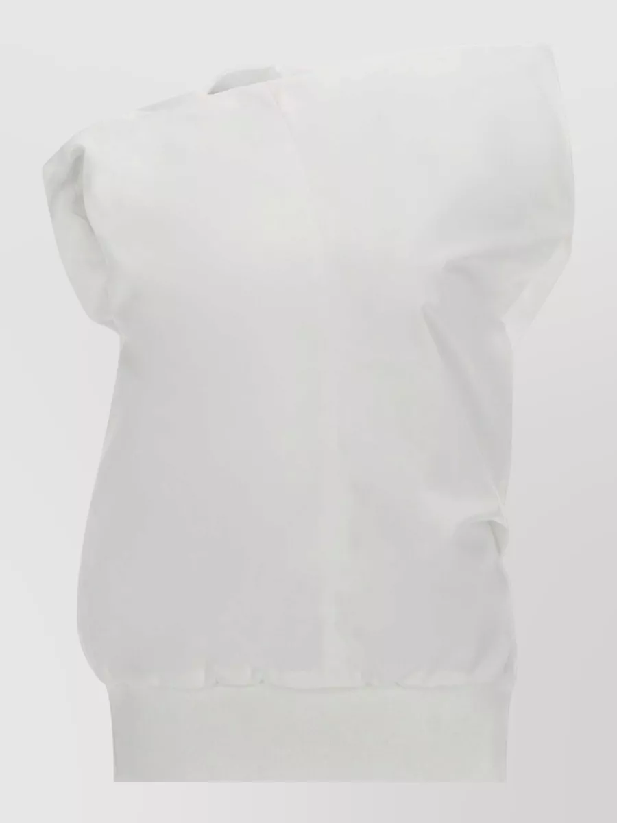 Sacai asymmetric sleeveless blouse