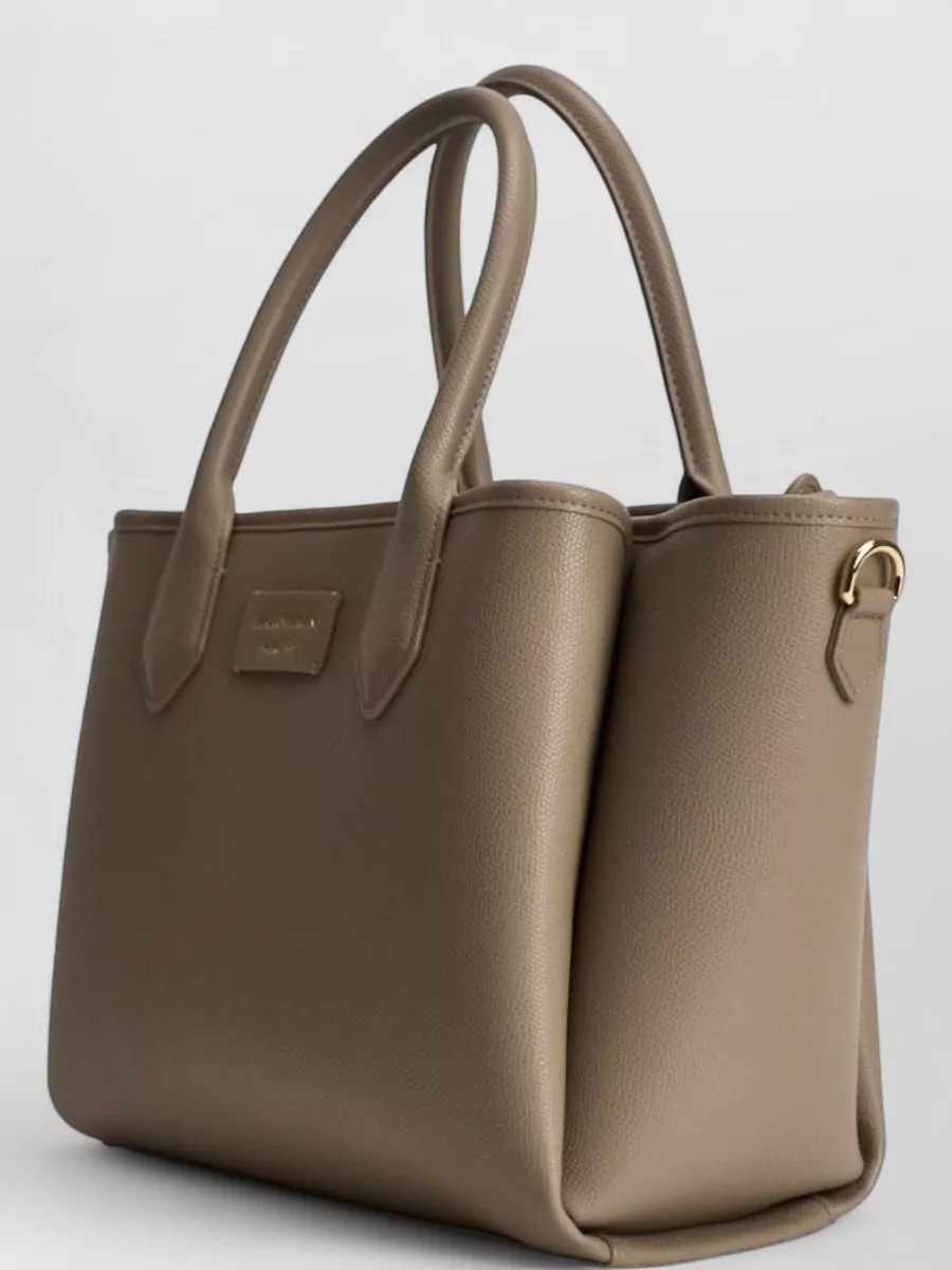 Emporio Armani Grained Shopping Bag
