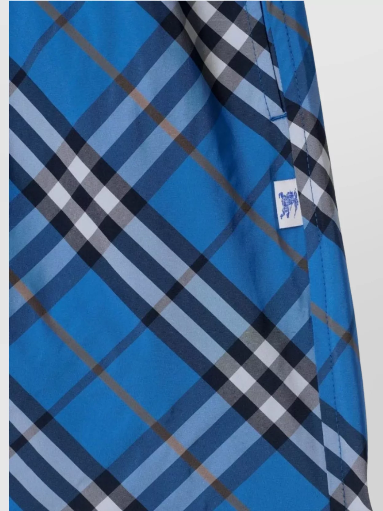 Burberry Check Drawcord Elastic Waist Swim Shorts