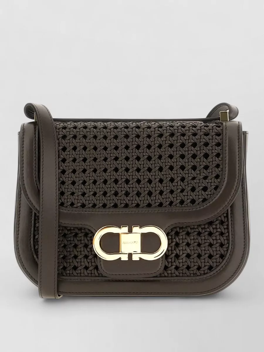 Ferragamo Na leather shoulder bag