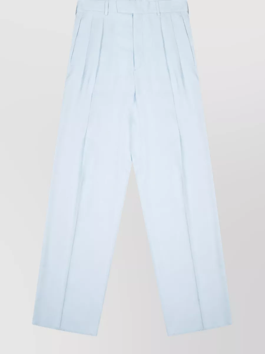 Bottega Veneta Silk Blend High-Rise Tailored Trousers