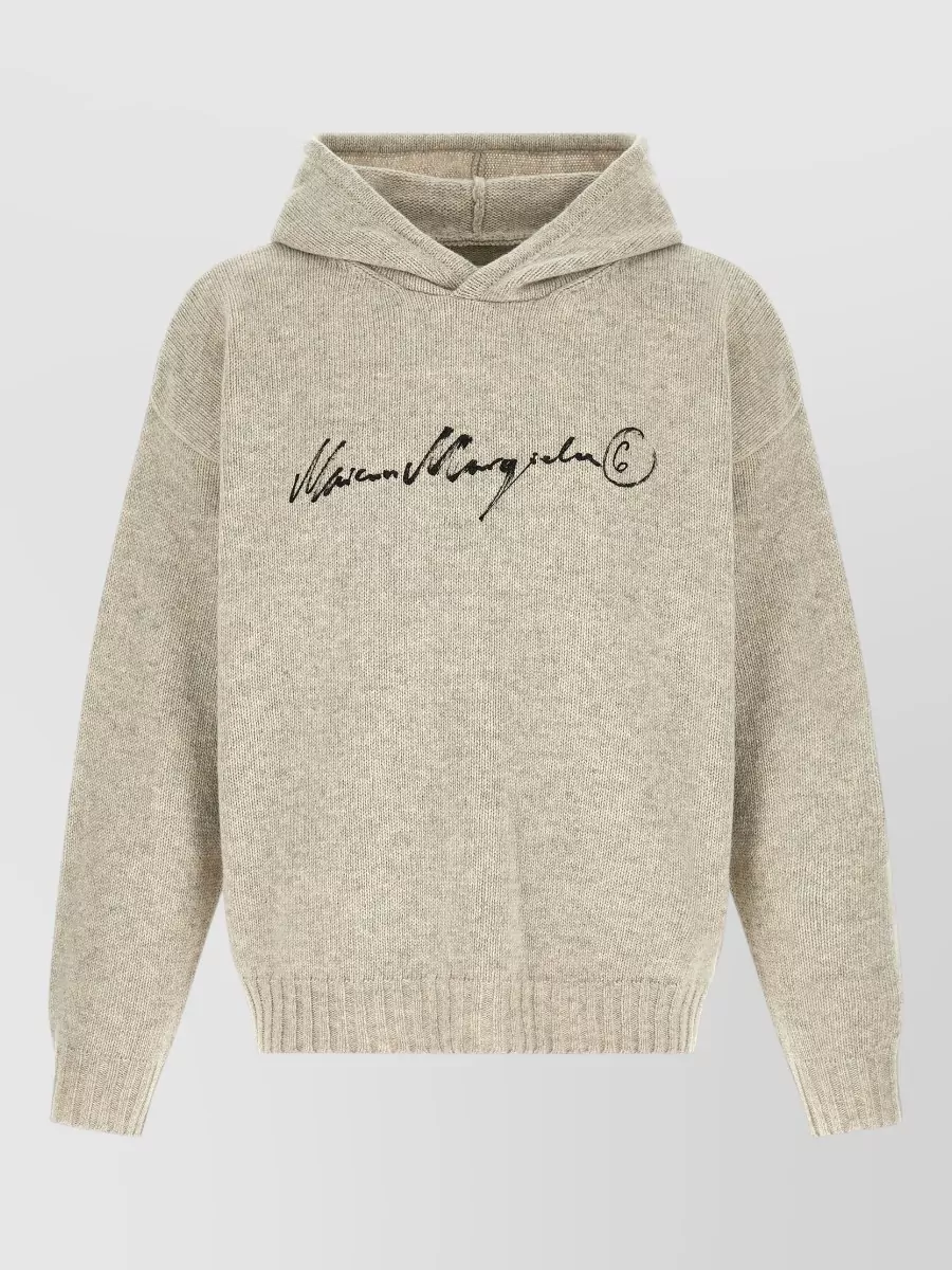 Mm6 Maison Margiela Wool hooded sweater