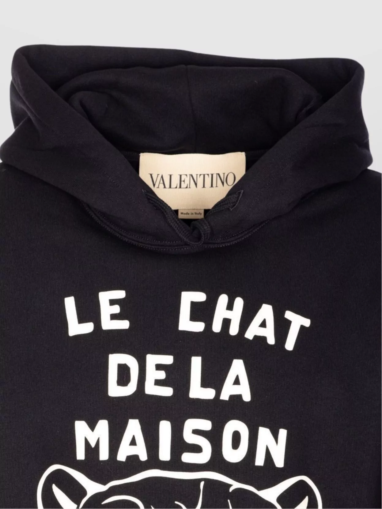Valentino Garavani Graphic Print Hooded Sweater