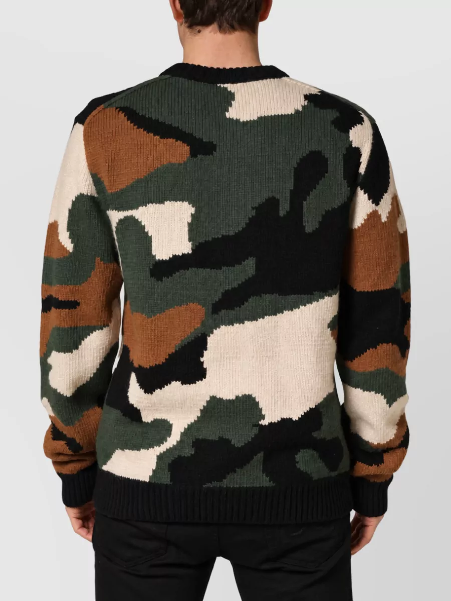 Dolce&Gabbana Cashmere Intarsia-Knit Camouflage Jumper