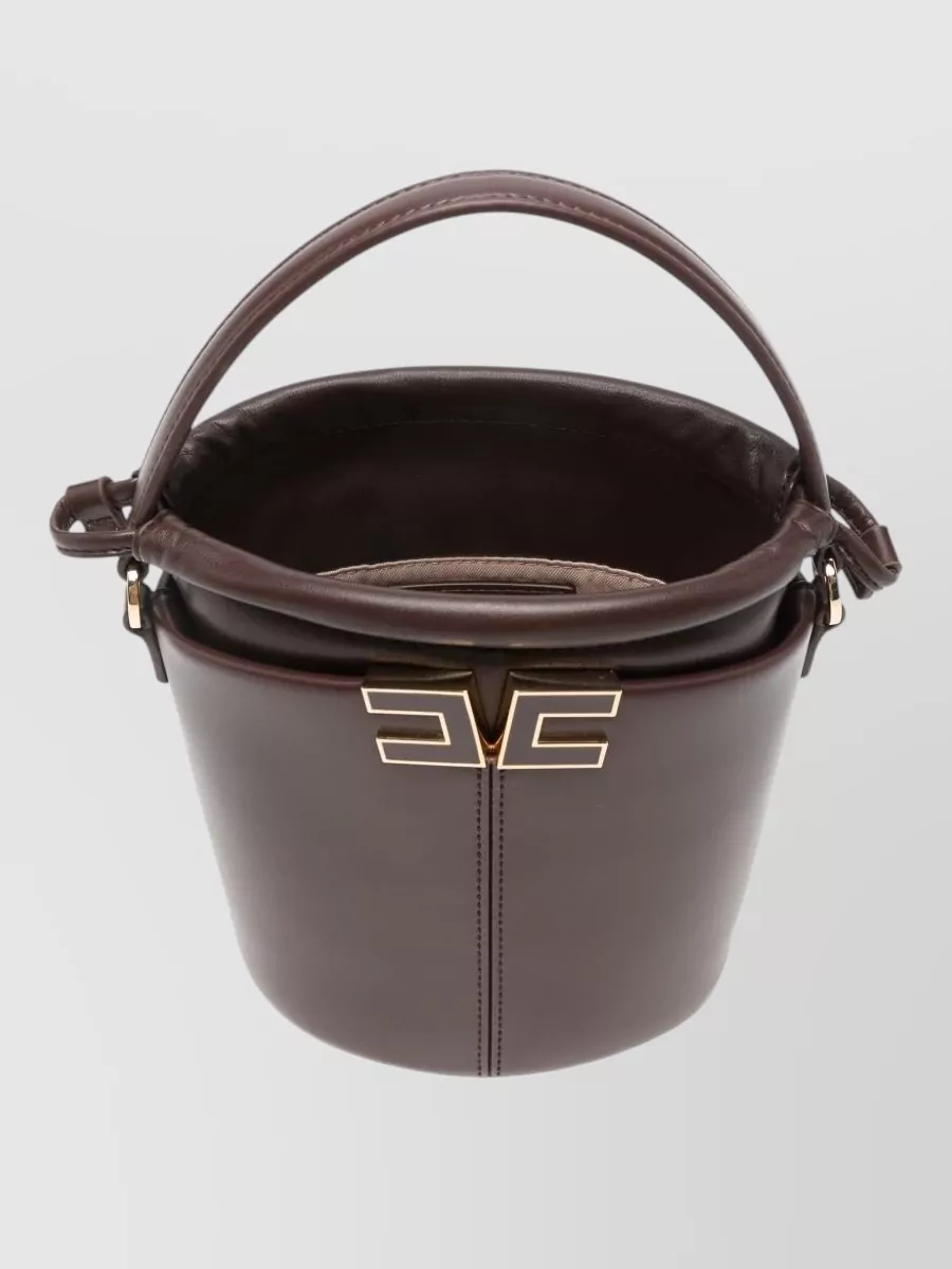 Elisabetta Franchi Logo Bucket Bag