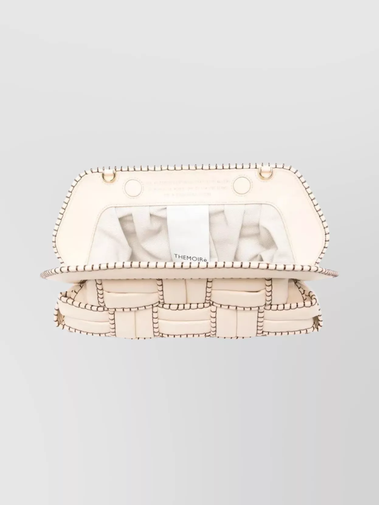 Themoirè Medium Woven Clutch Shoulder Strap